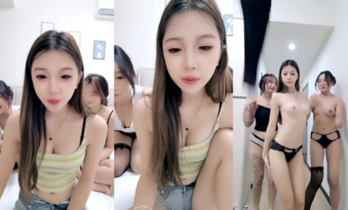 美女群P盛宴【極品藝校生】10.13-10.25高顏值姐妹4P5P畫面精彩淫亂刺激 (2)